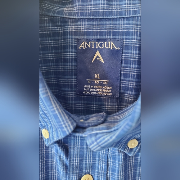 NY Giants Button Up Short Sleeve Top - Picture 3 of 3